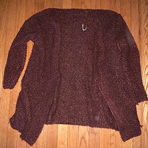 Maroon forever 21 Cardigan